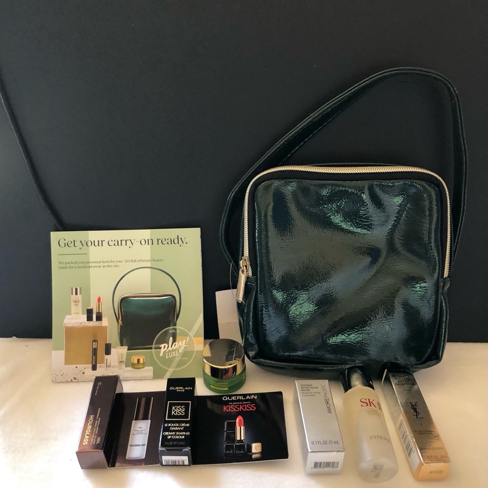 Sephora Play Luxe Bag with cosmetics